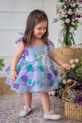 Dipped in polka purple